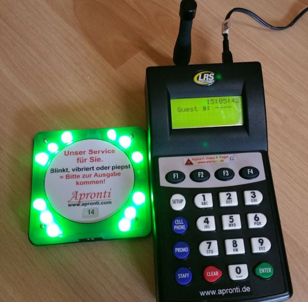 Logistik Pager Sendestation mit hoher Reichweite bis zu 1,5km im Freien